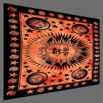 Indian Home Decor Orange Color Poster - Image 3