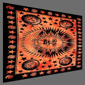 Indian Home Decor Orange Color Poster - Image 3