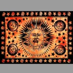 Indian Home Decor Orange Color Poster - Image 2