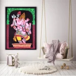 Indian Lord Ganesha Print Wall Hanging Tapestry