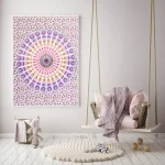 Indian Mandala Cotton Tapestry / Poster