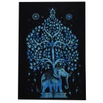Indian Mandala Elephant Tree Of Life Wall Hanging