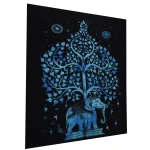 Indian Mandala Elephant Tree Of Life Wall Hanging - Image 2