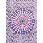 Indian Mandala Print Cotton Tapestry / Poster - Image 2