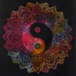 Indian Mandala Yin Yang Living Room Poster - Image 3