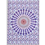 Indian Peacock Mandala Tapestry Wall Hanging