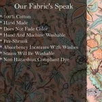 Indian Pink Floral Print Cotton Running Fabric - Image 6