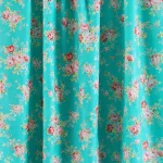 Indian Running Green Floral Print Cotton Fabric For Women - Image 3
