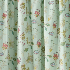 Indian Sewing Cotton Fabric Green Floral Printed - Image 3