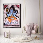 Indian Shiva Tapestry Home Wall Decor Poster