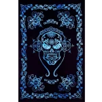 Indian Skull Mandala Printed Tapestry - Image 2