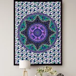 Indian Star Cotton Tapestry Wall Hanging