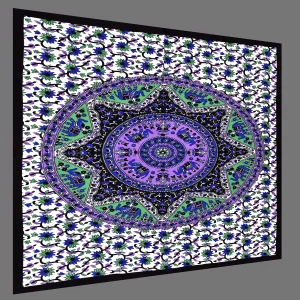 Indian Star Cotton Tapestry Wall Hanging - Image 3