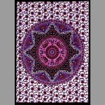 Indian Star Mandala Cotton Small Tapestry - Image 2