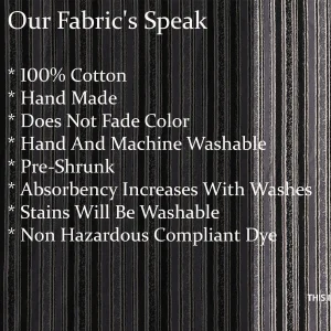 Indian Stripe Print Dress Fabric Black - Image 5