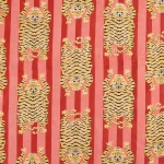 Indian Tiger Stripe Print Lightweight Cotton Fabric - Image 4