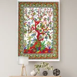 Indian Tree of life Print Pure Cotton Tapestry