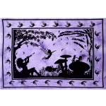 Indien Cotton Fairy Dorm Tapestry Purple Color - Image 2