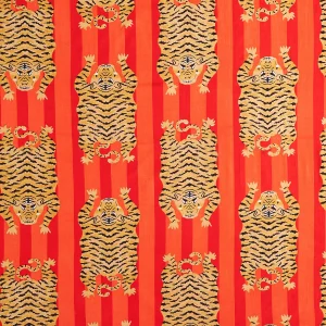 Loose Sewing Craft Cotton Fabric Tiger Printed - Image 4