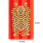 Loose Sewing Craft Cotton Fabric Tiger Printed - Image 5