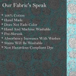 Loose Swing Dressmaking Cotton Fabric Turquoise Floral - Image 5