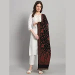 Luxury Black Pashmina Shawl Great Gifting For Mom - Image 2