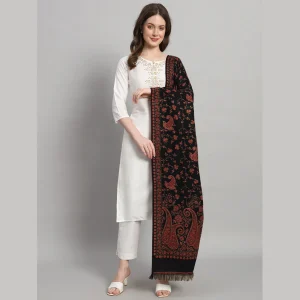 Luxury Black Pashmina Shawl Great Gifting For Mom - Image 2