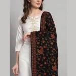 Luxury Black Pashmina Shawl Great Gifting For Mom - Image 5