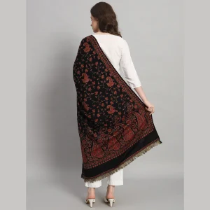Luxury Black Pashmina Shawl Great Gifting For Mom - Image 6