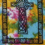Multi Color Cross Sign Tapestry Poster - Image 4