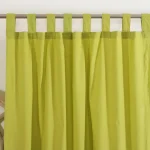 Neon Green Indian Tab Top Blackout Curtains Set - Image 3