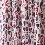 New White Abstract Print Running Loose Cotton Fabric - Image 2
