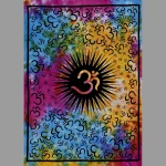 Om Mandala Tapestry Large Indian Wall Hanging - Image 2