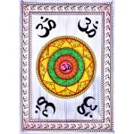 Om Mandala Wall Hanging Cotton Tapestry - Image 2