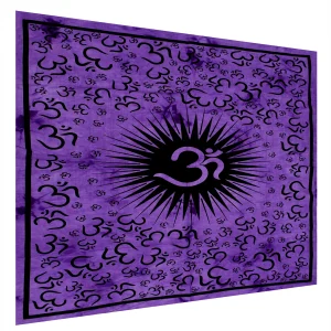OM Meditation Indian Decor Mandala Tapestry - Image 3