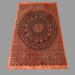 Orange Elephant Mandala Print Beach Yoga Mat - Image 3
