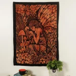 Orange Fairy Angel Bedroom Wall Hanging Poster