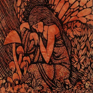 Orange Fairy Angel Bedroom Wall Hanging Poster - Image 3