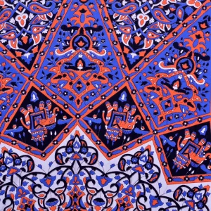 Orange Star Mandala Printed Tapestry Wall Decor - Image 4