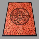 Orange Zodiac Astrology Mandala Wall Hanging Tapestry - Image 3