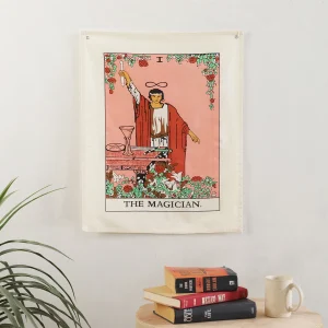 Pack of 3 Tarot Flag Tapestry The Lovers, The Chariot, The World - Image 4