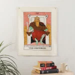Pack of 3 Tarot Flag Tapestry The Lovers, The Chariot, The World - Image 2