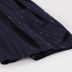 Party Wear Wrap Navy Blue Chiffon Dupatta - Image 3