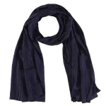 Party Wear Wrap Navy Blue Chiffon Dupatta - Image 4