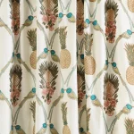 Pure Cotton Fabric Bird, Pineapple, Floral Print