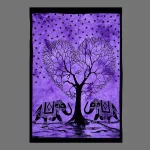 Purple Elephant Tree Of Life Wall Hanging - Image 2