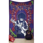 Purple Hendrix Printed Wall Home Decorative Tapestry