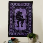 Purple Kamasutra Sex Position Cotton Poster