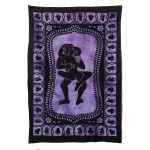 Purple Kamasutra Sex Position Cotton Poster - Image 2