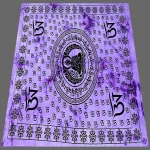 Purple Mandala Tapestry Om Buddha Wall Hanging - Image 3